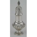 Silver sugar caster hallmarked HW Sheffield 1898. Weight is 4 oz approx.