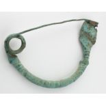 Bronze Age Large Brooch, C. 1200 - 800 B.C. Very Large Brooch. Fine condition with pin intact and