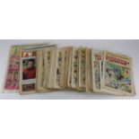 Comics. A collection of vintage British Comics, circa mid to late 1960s, including Beano (52),