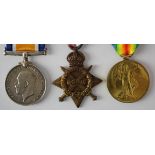 1915 Star Trio to 13159 R W Roberts ACT.E.R.A.4.RN. (M.13159 R W Roberts E.R.A.3.RN on pair). With