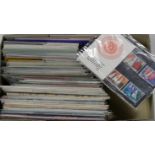 GB - shoebox of Presentation Packs, some pre decimal and a few HV (£1 - £5) noted. (approx 113)