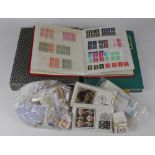 GB - box of various material in stockbooks, an album and loose, pre decimal mint, £150+ FV decimal