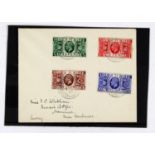 GB 1935 KGV Silver Jubilee unillustrated FDC, Bury St Edmunds p/m '7 MY 35'. Clean both front &