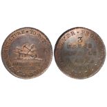 Norfolk, Wroxham copper threepence, 1797, D&H 1, a little impaired lustre, rare, EF