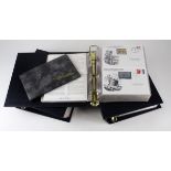 The 50th Anniversary WW2 Commemorative Covers Collection in special binders x3 plus one small album,