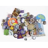 Badges, mixed lot (88 approx)