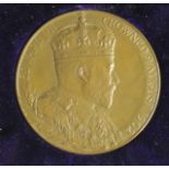 British Commemorative Medallion, bronze d.55.5mm: Coronation of Edward VII 1902, official large