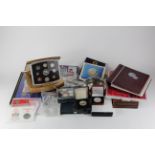 GB, Commonwealth and World Coins, Medallions, Sets, Accessories, in two stacker boxes. Silver noted.