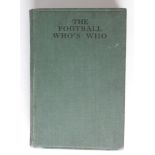 Football book "The Footballers Whos Who" 1935 1st edition, scarce 320 page book with references to