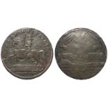 Norfolk, Norwich 18th. century halfpenny token, D&H 46?, struck from an unlisted collar which