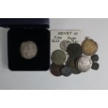 Ancient & Hammered Coins & Jetons (16), noted a couple of repros.