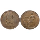 Norfolk, Norwich, 18th. century copper halfpenny token, D&H 21a, edge reading T.IENNING'S SPALDING &