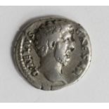 Aelius silver denarius, Rome Mint 137 A.D., reverse:- Felicitas standing left, holding caduceus