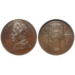 Conder, Ipswich, Suffolk, 18th. century, copper penny, obverse:- Bust of Cardinal Wolsey left,