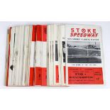 Speedway Stoke potters 1961-1963. Good selection (approx 70)