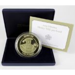 Gibraltar Ten Pounds 2009 "Henry VIII" Proof FDC boxed with certificate and struck in 18ct gold,