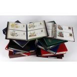 USA - several collections of thematic Covers in special binders, good range of subjects (approx