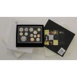 GB Proof Sets (5) 2006 - 2010 (includes 2009 "Kew Gardens 50p"). FDC boxed as issued