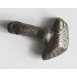 Viking votive Thor's hammer pendant in silver, found near Newmarket, Suffolk