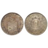 Norfolk, North Lopham, silver shilling token of Samuel Porter, 1811, Withers 13, very rare, patchy