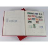 British Commonwealth KGVI Stamp Album with Slipcase (red) by Stanley Gibbons. Has been