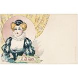 Art Nouveau, Jack Abeille, 1540 Regal Lady   (1)