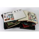 Assortment in approx 12 stamp albums and stockbooks, better noted (qty) Buyer collects