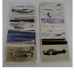 Aviation, original small collection including German WWII   (approx 55 cards)