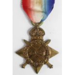 1915 Star 2473 Cpl/Sgt William Ainger MM. 2nd Bn. London Regt. Born and lived Islington,