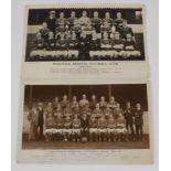 Football, Woolwich Arsenal 1911 - 12 & 1910 - 11,R/P's   (2)