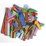 Africa - Rhodesia / Zimbabwe: approx 30 x 15cm / 6 inch lengths of assorted full size medal ribbon