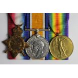 1915 Star Trio to 2370 Pte H W Horsey 22-London Regt. (3)