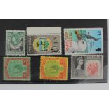 Diverse range of British Africa mint (unmounted and mounted) G6 and QE2 key high value stamps incl