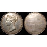 British Commemorative Medal, silver d.72.5mm: The Opening of The East Indian Railway 1860, a large
