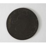 Evasion Halfpenny: CLAUDUIS ROMANUS / BRITANNIA's ISLE 1774, Fair.