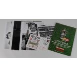 Arsenal, Alan Sunderland signed 8 x10’s (3), postcards (4), Commemorative cover, all to do with 1979