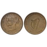 British / Irish Commemorative Medalet, bronze d.24mm: 'The First Visit of a British Queen to