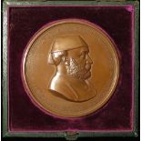 British Commemorative Medal, bronze d.75.5mm: Abdul Aziz (Sultan of the Ottoman Empire) Visit to the