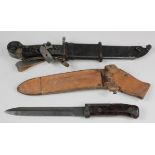 Bayonets Russian AK47 with Czech knife bayonet. (2)