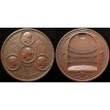 British Commemorative Medal, bronze d.89mm: Coal Exchange Opened 1849 (by H.R.H. Prince Albert),
