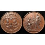 British Commemorative Medal, bronze d.80mm: Mayoralty of the City of London, 700th Anniversary 1889,