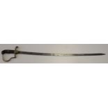 German Nazi Infantry Officers sabre (no scabbard) probably NCO, blade maker marked 'E Pack & Sohne