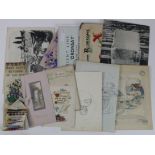 Ephemera, small original collection, shipping noted   (20)