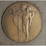 British Commemorative Medal, bronze d.76mm: Signing of the Armistice (WWI), Tenth Anniversary