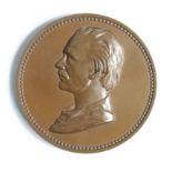 British Commemorative Medal, bronze d.57mm: Charles Roach Smith 1890 (antiquary & numismatist), by