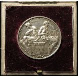 British Exhibition Medal, silver d.45mm: International Inventions Exhibition, London 1885, by L.C.