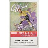 Hull City v New Brighton season 1947/48 in Division 3 North, played on 29/3/1948