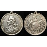 British Commemorative Medal, silver d.34mm: William III, Orange Association 1690, see Eimer no. 323,