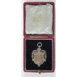 Derbyshire Football Association Medal for Derbyshire Senior Cup Final, engraved to front, on rear