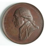 British Academic Medal, bronze d.70mm: Glasgow University, Black Memorial Prize 1799, by N.